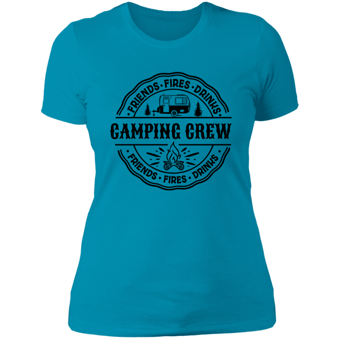 Camping Crew B NL3900 Ladies' Boyfriend T-Shirt