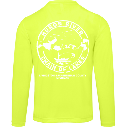 ***2 SIDED***  HRCL FL - Show Me Your Bobbers I'll Show You My Pole - 2 Sided - UV 40+ Protection TT11L Team 365 Mens Zone Long Sleeve Tee