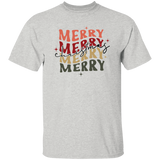 Merry Christmas Retro Wave G500 5.3 oz. T-Shirt