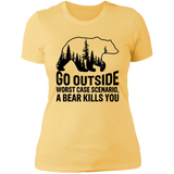 Go Outside NL3900 Ladies' Boyfriend T-Shirt
