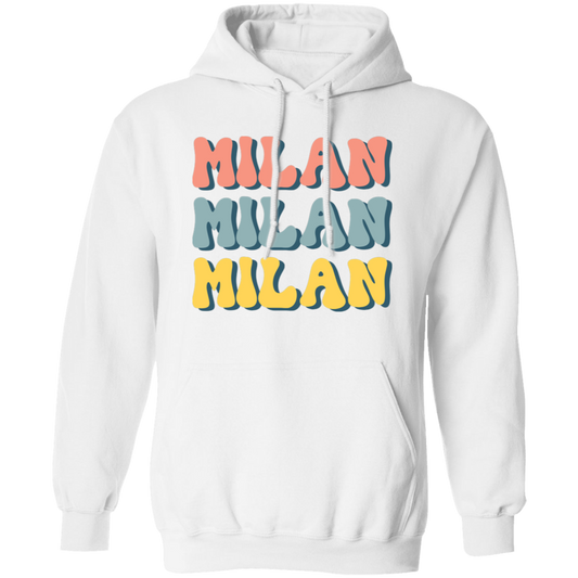 Milan Retro G185 Gildan Pullover Hoodie