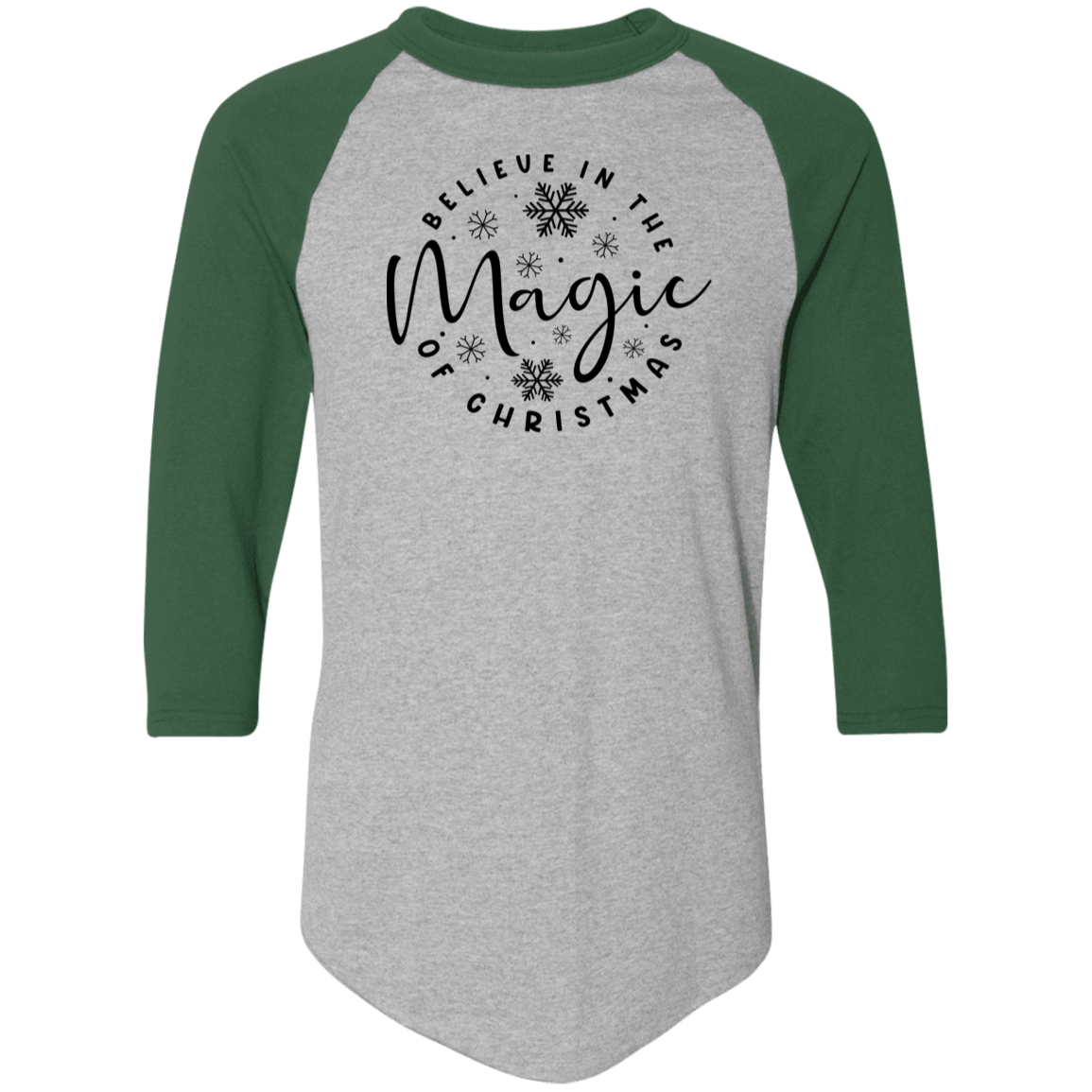 Believe In The Magic 4420 Colorblock Raglan Jersey