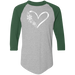 Athletic Heather/Dark Green