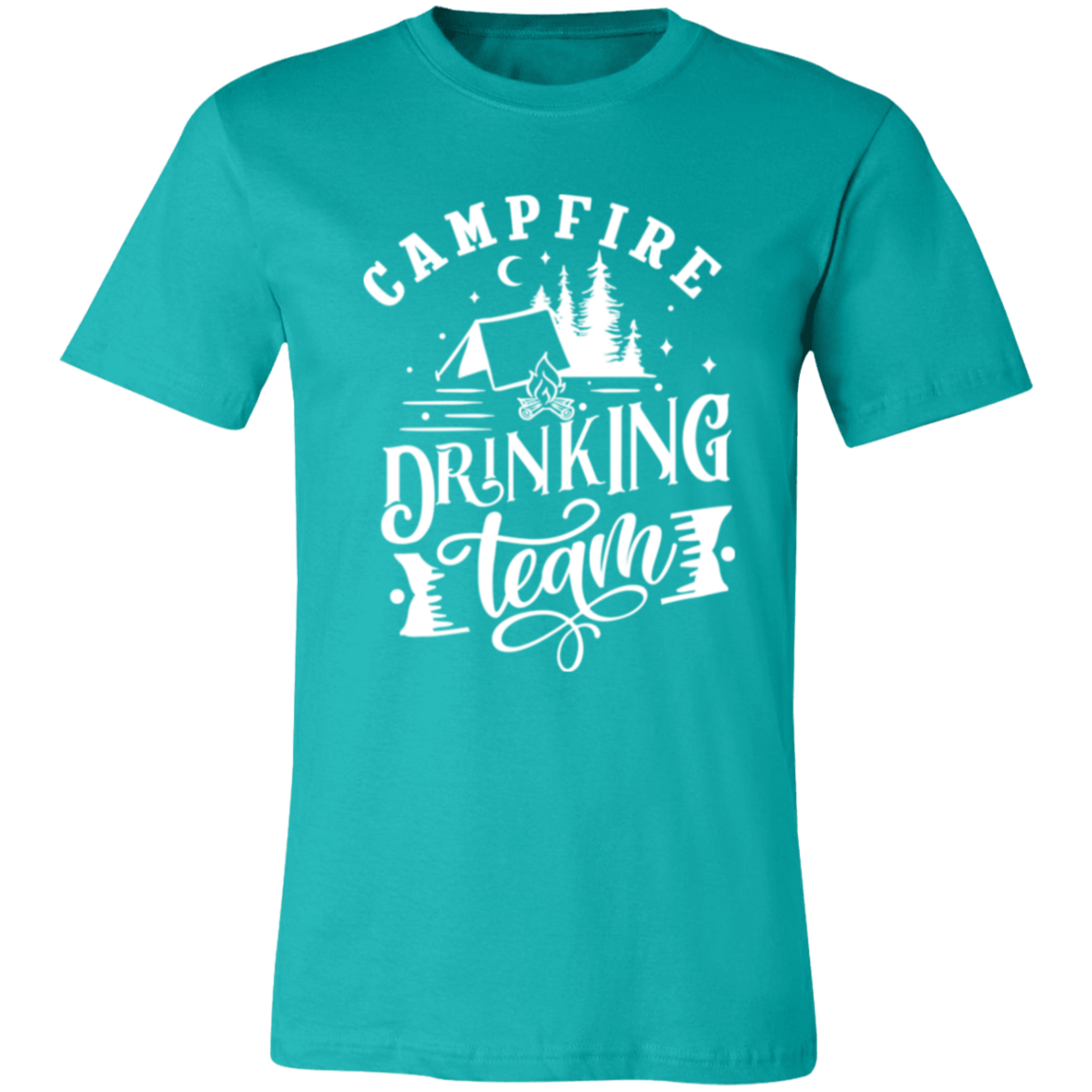 Campfire Drinking Team 1 W 3001C Unisex Jersey Short-Sleeve T-Shirt