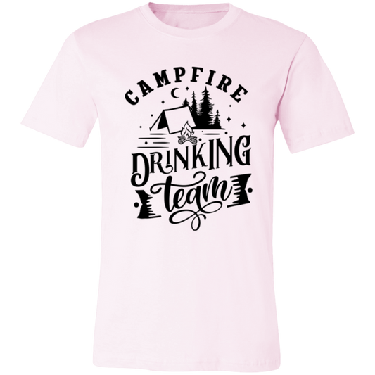 Campfire Drinking Team 1 B 3001C Unisex Jersey Short-Sleeve T-Shirt