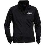 LCWCC Rack Logo - White LST90 Ladies' Raglan Sleeve Warmup Jacket