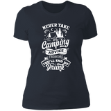 Never Take Camping Advice W NL3900 Ladies' Boyfriend T-Shirt