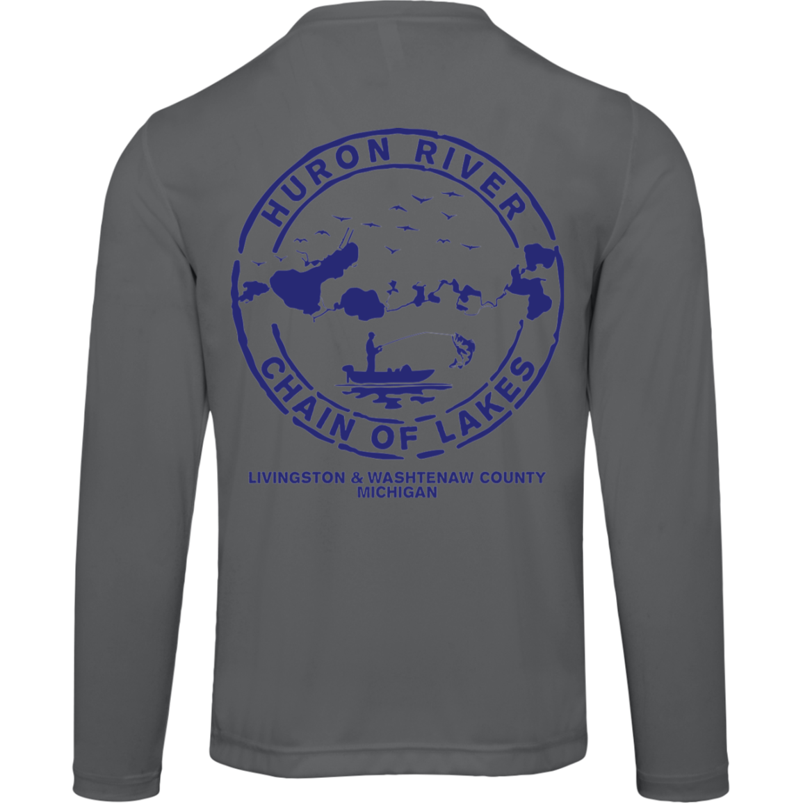 ***2 SIDED***  HRCL FL - Keeping it Reel - 2 Sided - UV 40+ Protection TT11L Team 365 Mens Zone Long Sleeve Tee