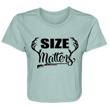 Size Matters B8882 Ladies' Flowy Cropped Tee