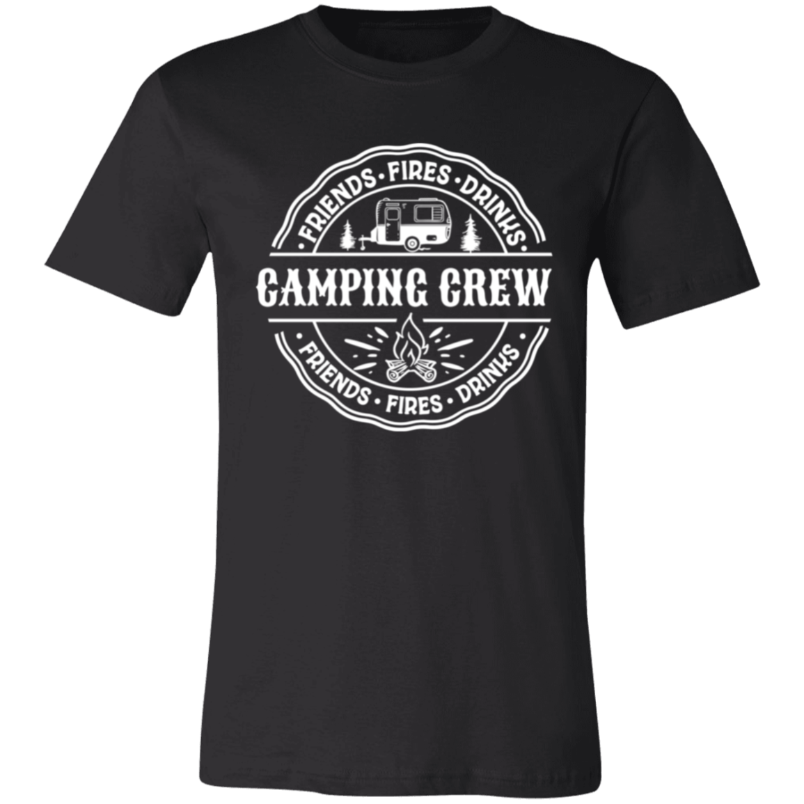 Camping Crew W 3001C Unisex Jersey Short-Sleeve T-Shirt