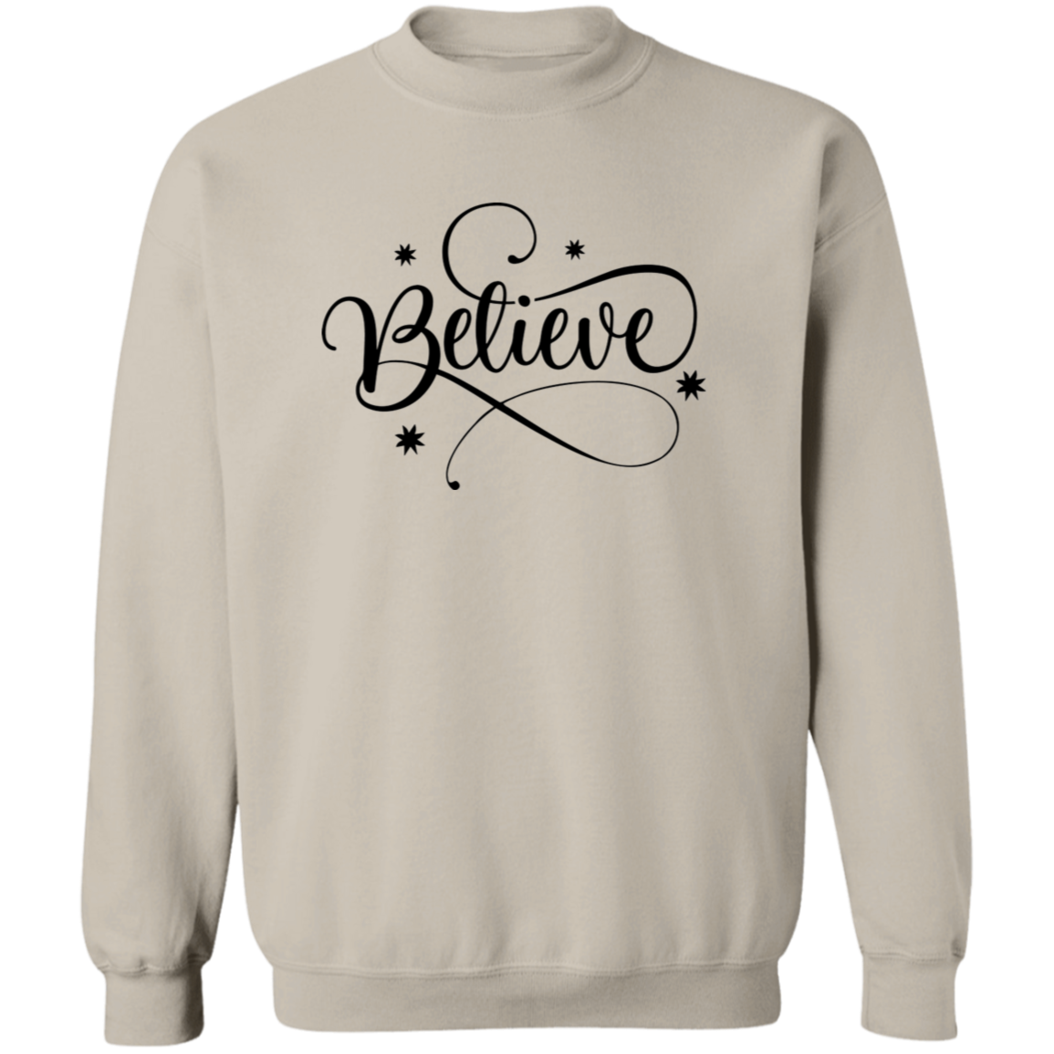 Believe G180 Crewneck Pullover Sweatshirt