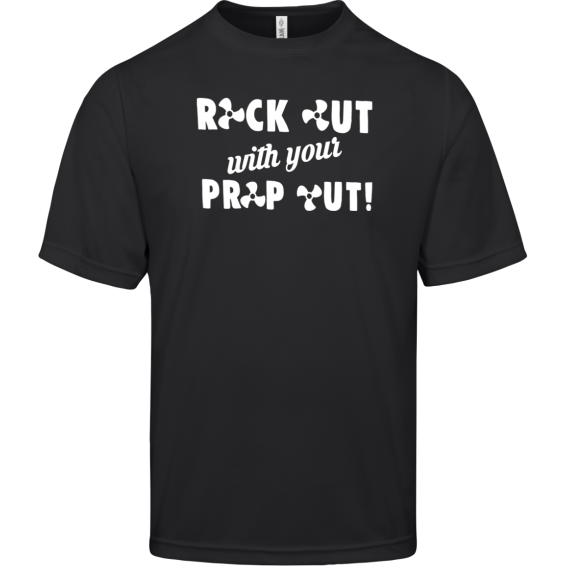 ***2 SIDED***  HRCL FL - Rock Out with your Prop Out - - 2 Sided - UV 40+ Protection TT11 Team 365 Mens Zone Tee