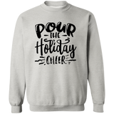 Pour The Holiday Cheer G180 Crewneck Pullover Sweatshirt