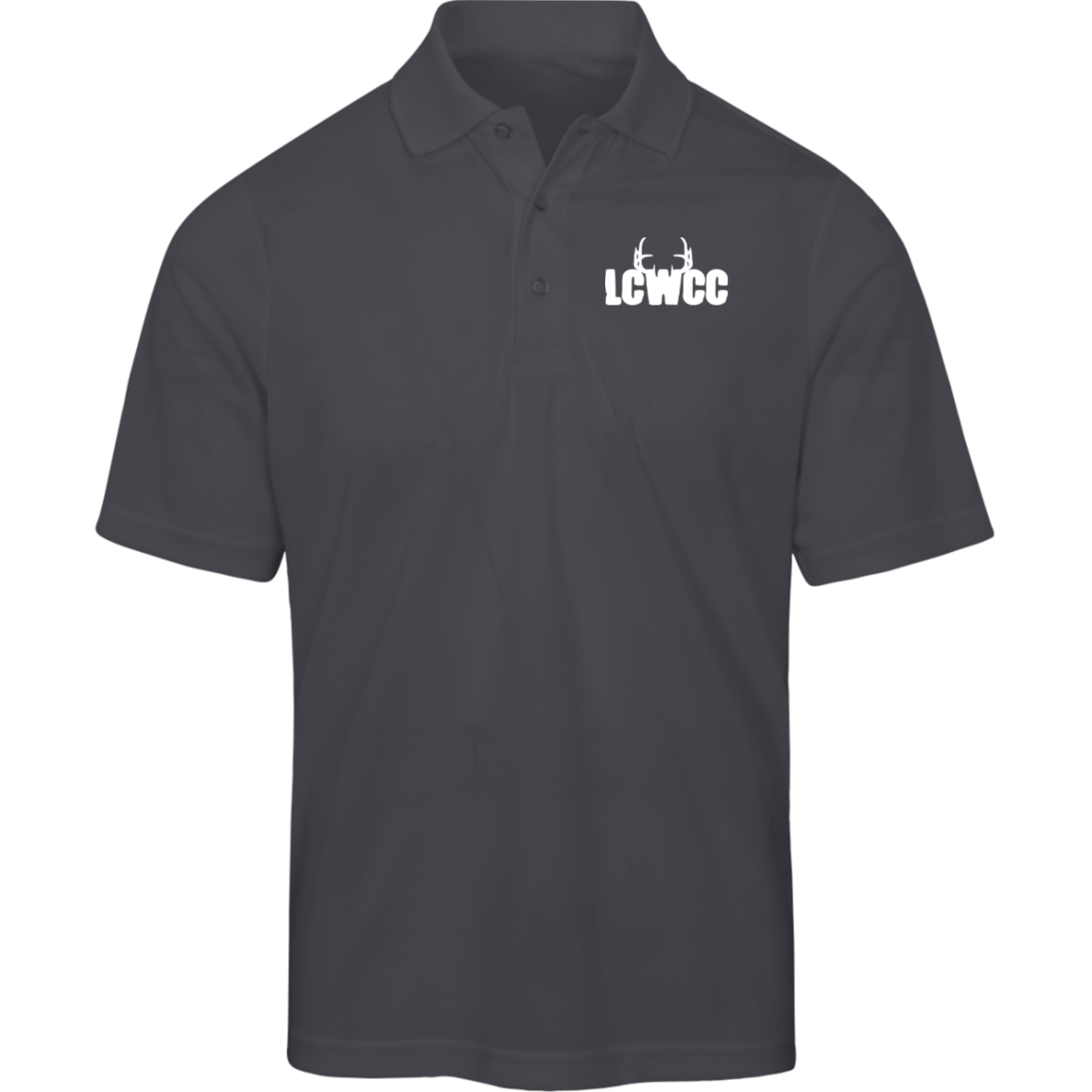 LCWCC Rack Logo - White UNISEX 88181 Core 365 Mens Origin Pique Polo