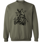 Hunting Dog 1 G180 Crewneck Pullover Sweatshirt