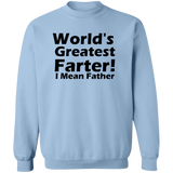 World's Greatest Farter G180 Crewneck Pullover Sweatshirt