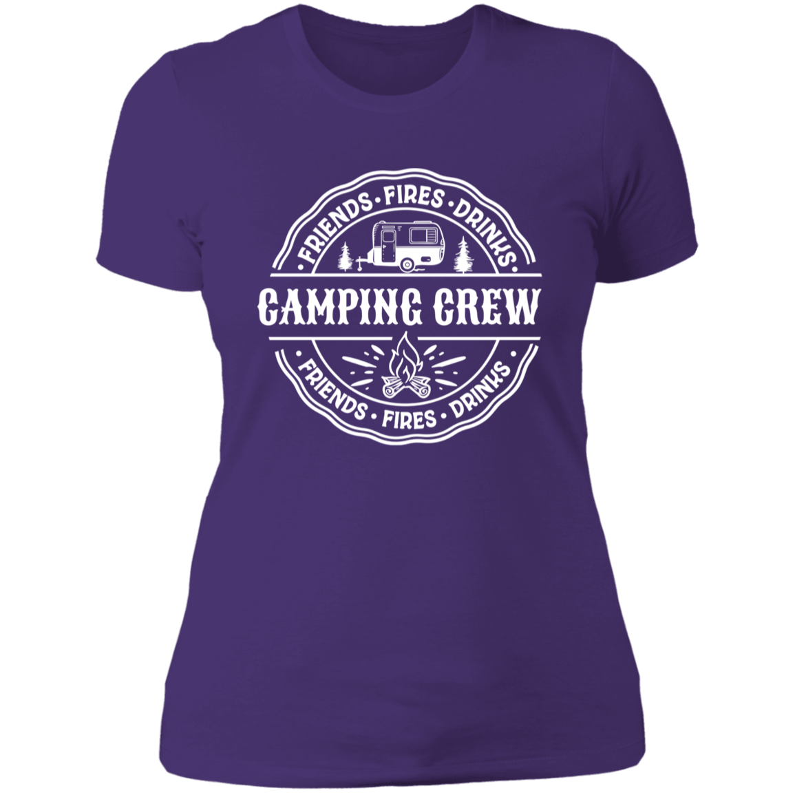 Camping Crew W NL3900 Ladies' Boyfriend T-Shirt
