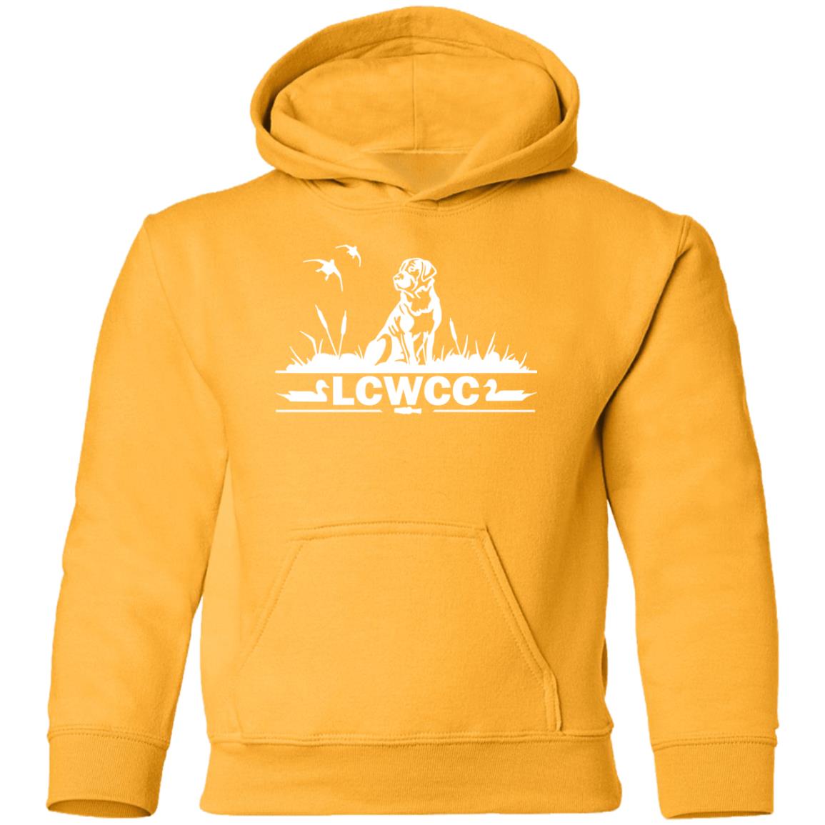 LCWCC Dog - White G185B Youth Pullover Hoodie