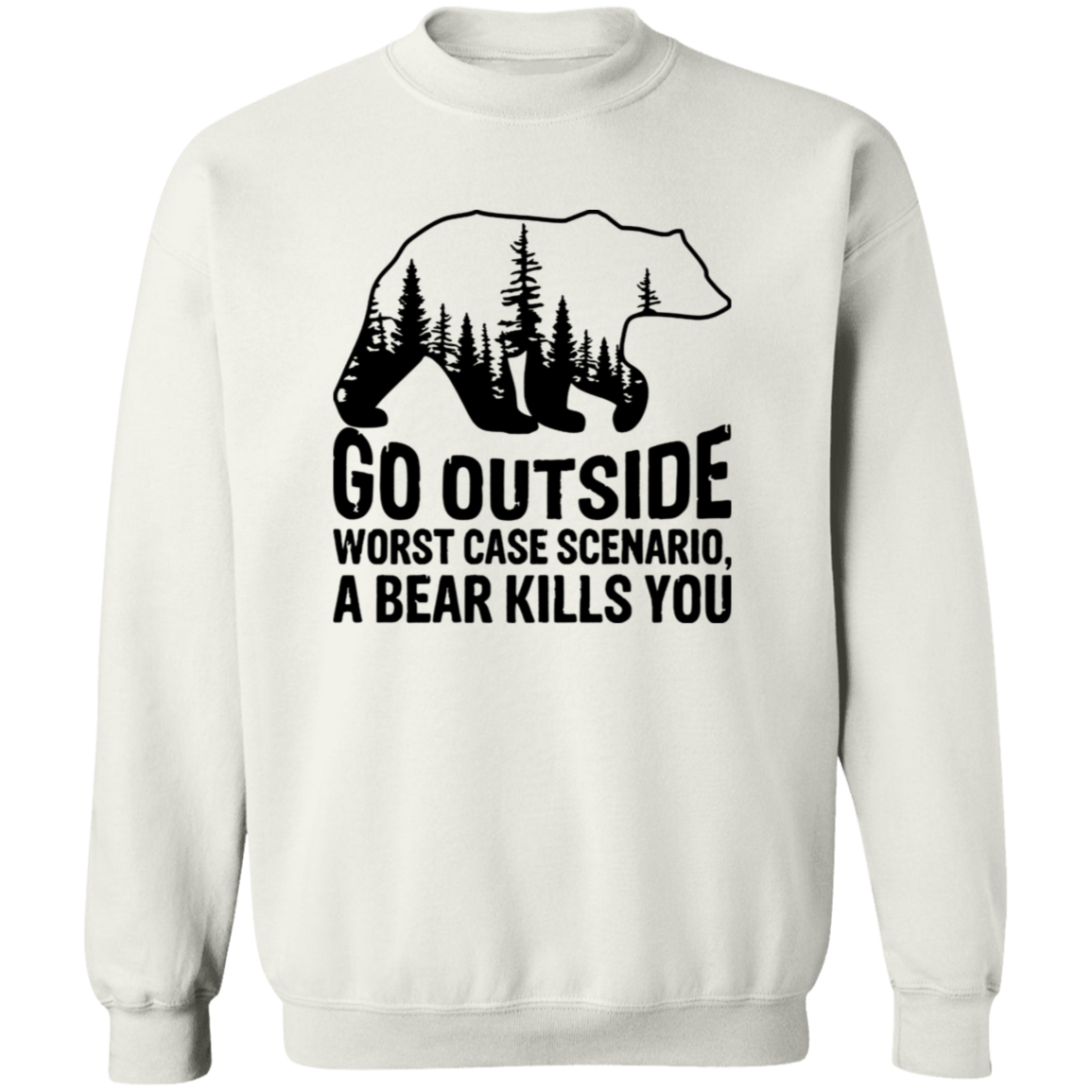 Go Outside G180 Crewneck Pullover Sweatshirt
