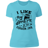 I Like My Apple Pie NL3900 Ladies' Boyfriend T-Shirt