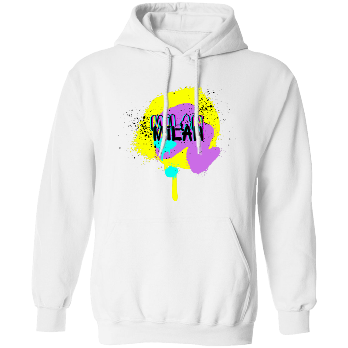 Milan Graffiti G185 Gildan Pullover Hoodie