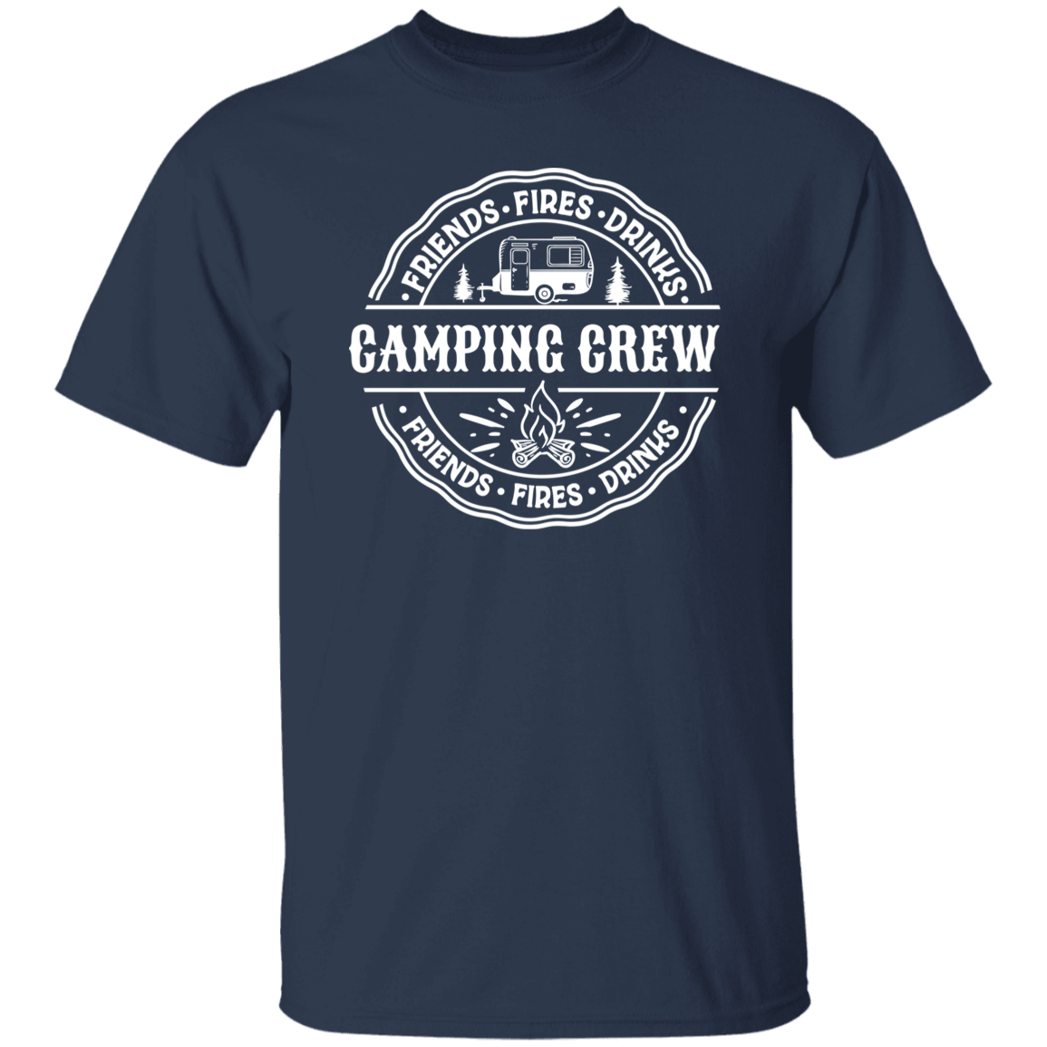 Camping Crew W G500 5.3 oz. T-Shirt