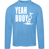 ***2 SIDED***  HRCL FL - Yeah Buoy - 2 Sided - UV 40+ Protection TT11L Team 365 Mens Zone Long Sleeve Tee