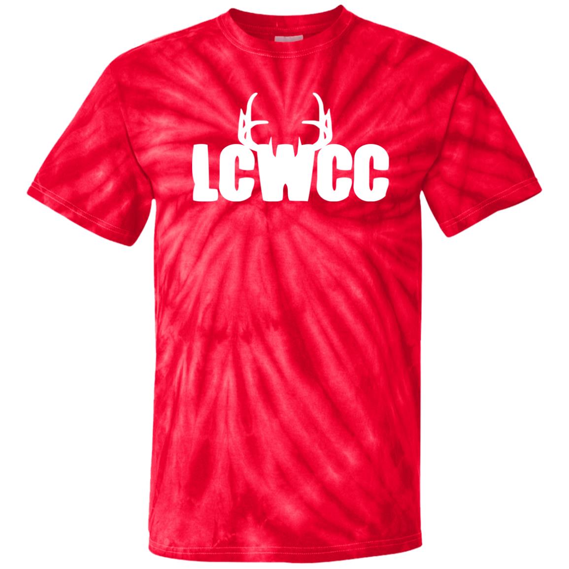 LCWCC Rack Logo - White CD100 100% Cotton Tie Dye T-Shirt