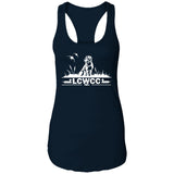 LCWCC Dog - White NL1533 Ladies Ideal Racerback Tank