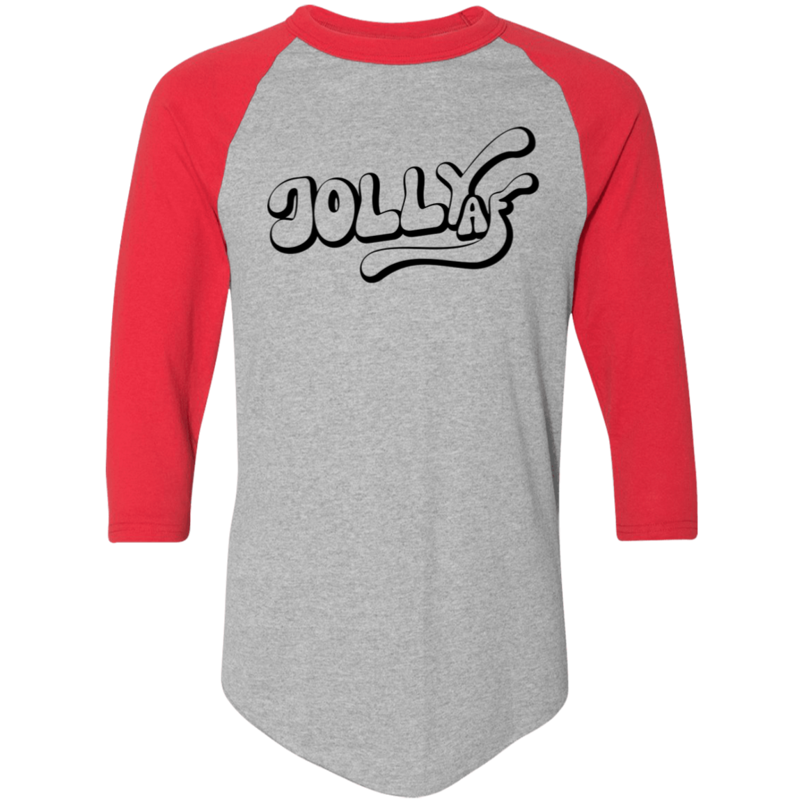 Jolly AF Black 4420 Colorblock Raglan Jersey