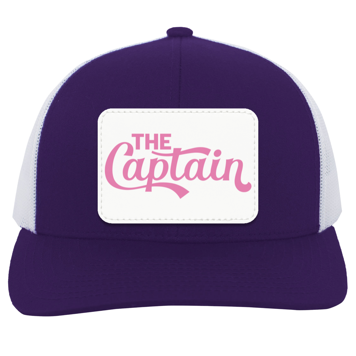 The Captain Pink 104C Trucker Snap Back - Patch