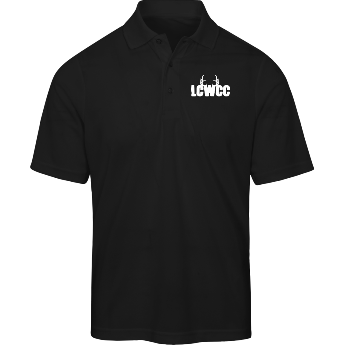 LCWCC Rack Logo - White UNISEX 88181 Core 365 Mens Origin Pique Polo