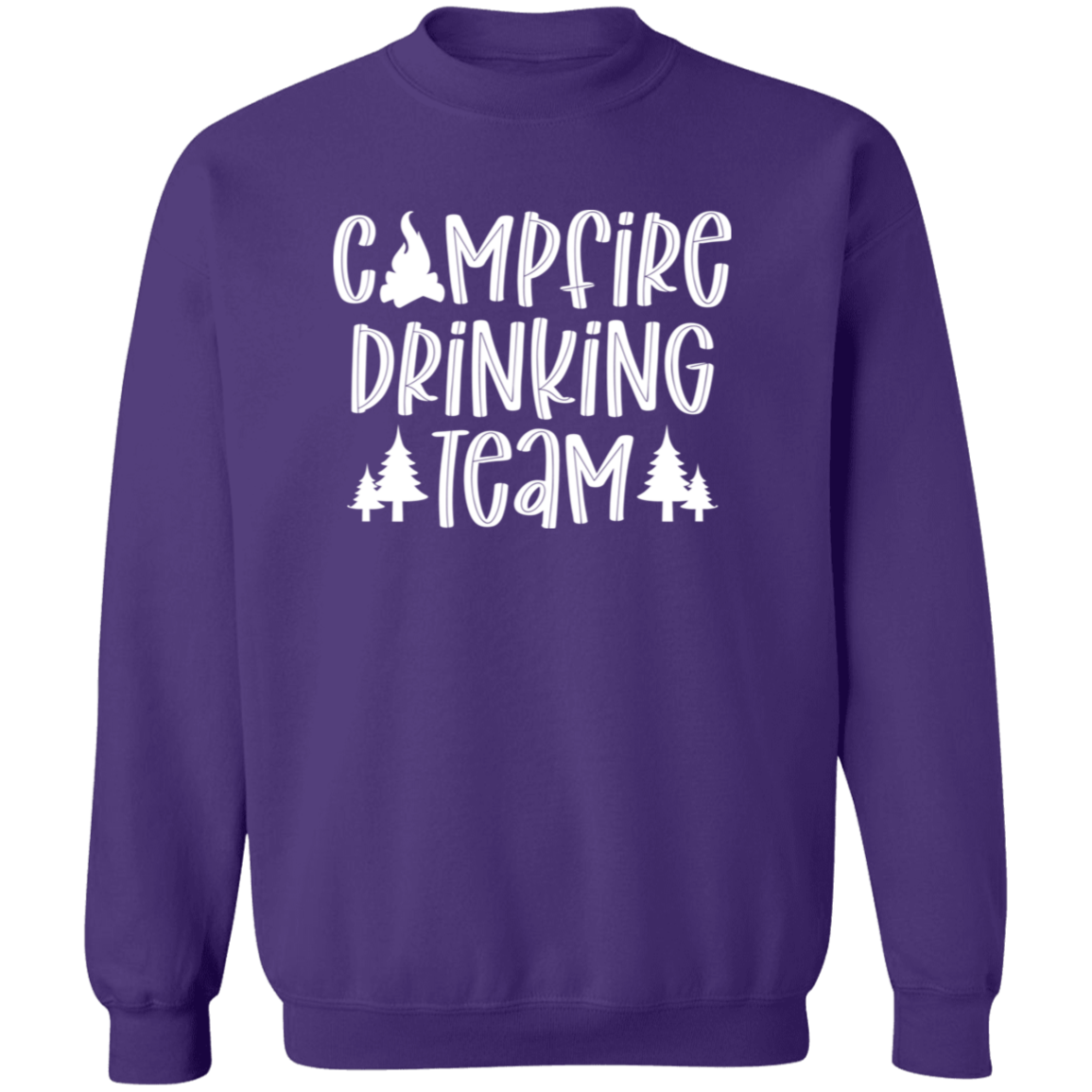 Campfire Drinking Team 2 W G180 Crewneck Pullover Sweatshirt