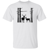 Birch Trees And Deers G500 5.3 oz. T-Shirt