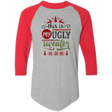 This Is My Ugly Sweater 4420 Colorblock Raglan Jersey
