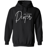 Dexter Skinny 1 White G185 Gildan Pullover Hoodie