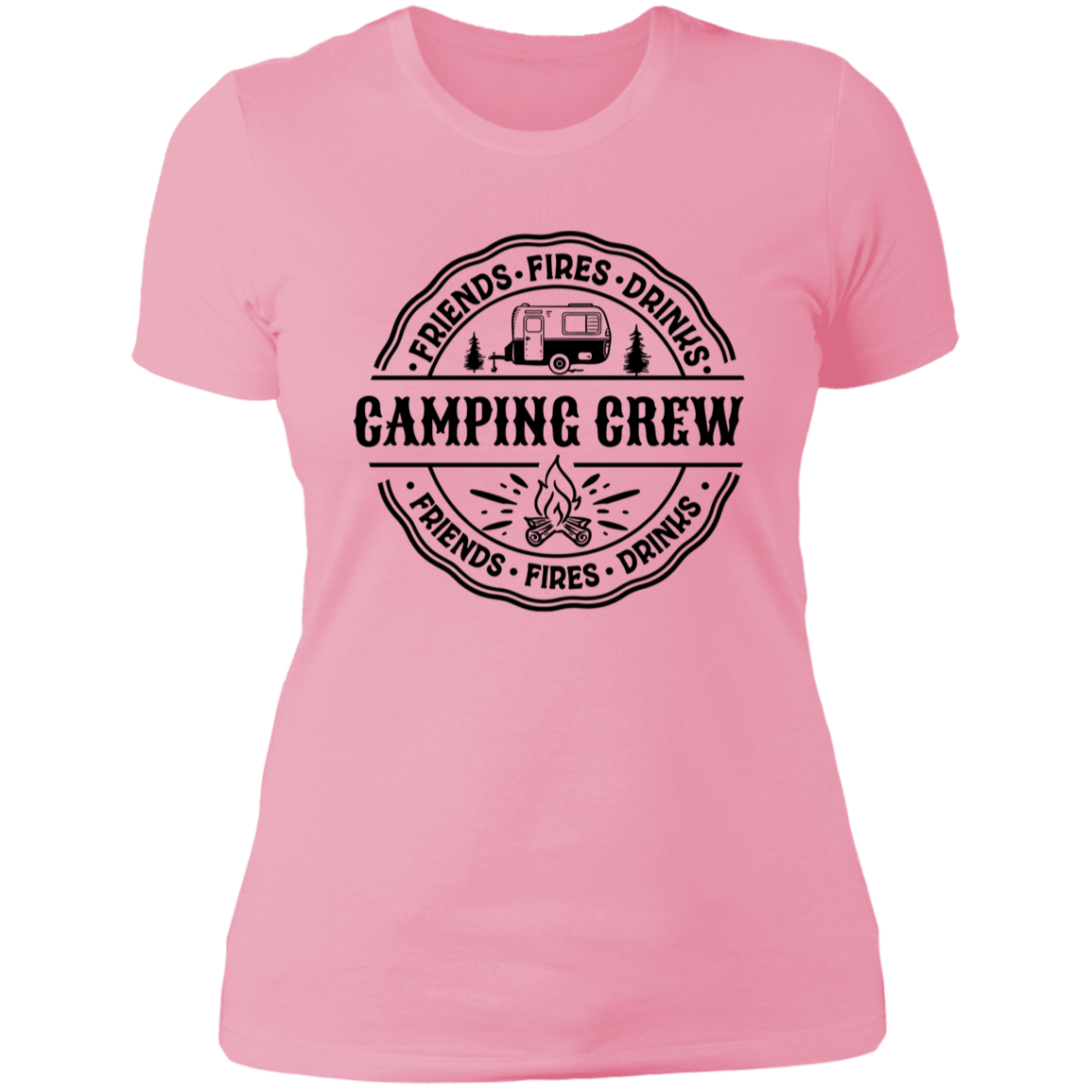 Camping Crew B NL3900 Ladies' Boyfriend T-Shirt