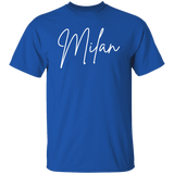 Milan Skinny 1 White G500 5.3 oz. T-Shirt