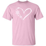 Heart & Snowflakes 1 G500 5.3 oz. T-Shirt