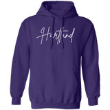 Hartland Skinny 1 White G185 Gildan Pullover Hoodie