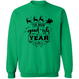 Ive Been Goodish All Year G180 Crewneck Pullover Sweatshirt