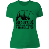 Go Outside NL3900 Ladies' Boyfriend T-Shirt