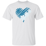 Heart & Snowflakes 2 G500 5.3 oz. T-Shirt