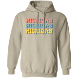 Michigan Retro G185 Gildan Pullover Hoodie