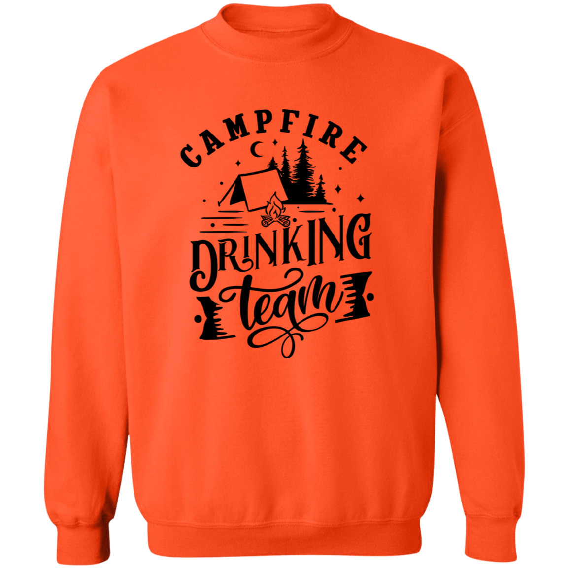Campfire Drinking Team 1 B G180 Crewneck Pullover Sweatshirt