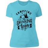 Campfire Drinking Team 1 B NL3900 Ladies' Boyfriend T-Shirt