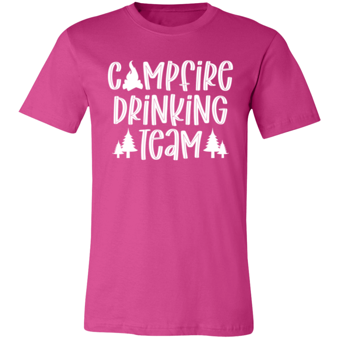 Campfire Drinking Team 2 W 3001C Unisex Jersey Short-Sleeve T-Shirt