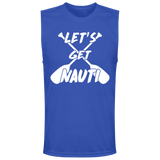 ***2 SIDED***  HRCL FL - Lets Get Nauti - - 2 Sided - UV 40+ Protection TT11M Team 365 Mens Zone Muscle Tee