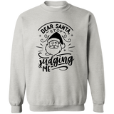 Dear Santa Stop Judging Me G180 Crewneck Pullover Sweatshirt