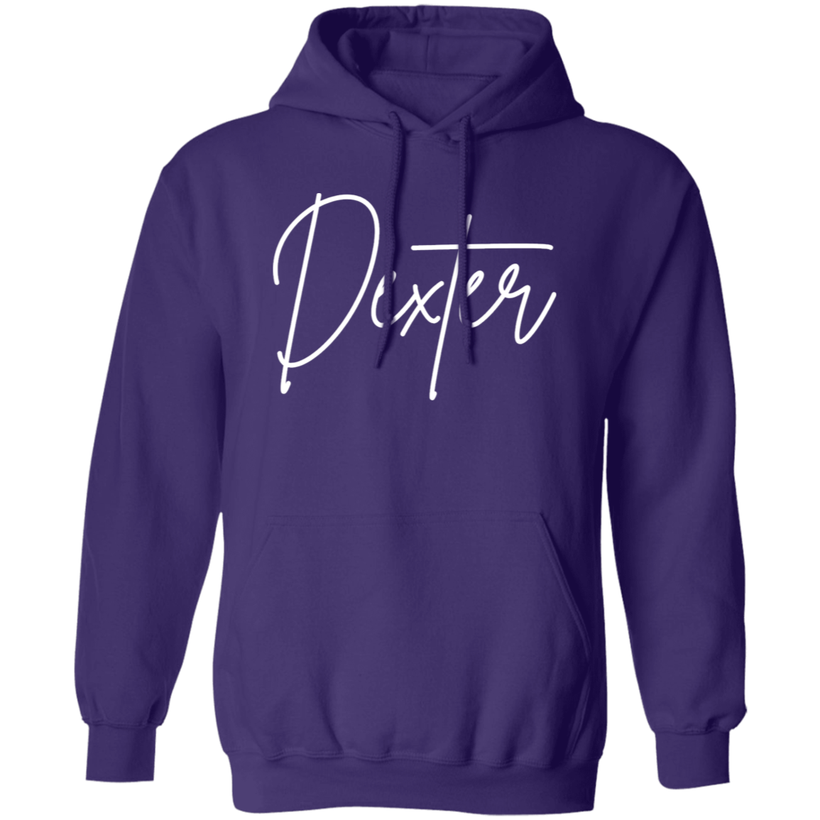 Dexter Skinny 1 White G185 Gildan Pullover Hoodie
